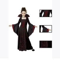 Helovino Juodos Raganos Vampyro Cosplay Kostiumas Vaikams Mergaitėms Disfraz Karnavalo Persirengimo Šventė Moterims Vaikų Spektaklio Drabužiai 110 juoda