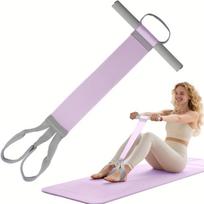 Resistance Band with Handles- Full-Body Workout Trainer, Arms, Core, Chest, Back, Glutes- Home Gym Equipment Women& Men- Strength Training, Yoga violetinė