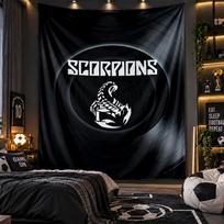 Wall Hanging Tapestry Scorpions Print Cloth for Living Room Bedroom Home Decor 100cmx150cm black