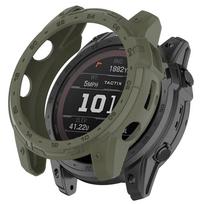 Minkštas silikoninis TPU dėklas, skirtas Garmin Fenix 7X Pro 6X 5X Tactix 7 Pro Fenix 7 6 5 Enduro 2 Skaidrus dėklas, skirtas Garmin Tactix 7 Tactix 7 žalia