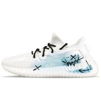 adidas Originalūs Yeezy Boost 350 V2 Atsparūs trinčiai Atsparūs trinčiai Žemi Kasdieniai Batai Unisex Balti HQ6316(Komanda373-) 45⅓ white