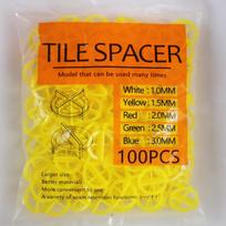 100Pcs High Quality Tile Leveling System Clips Spacers Wedges for Construction Site Floor Wall Tile Installation 1.5mm