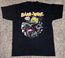 Vintage Pamela Anderson Barb Wire Comic T-shirt Size S to 5XL NZ187 FREE SHIPPIN XXXL gray