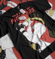 Terry Bogard Fatal Fury King Of Fighters T-Shirt Anime Funny Gift Shirt All Size Exclusive Anime,comfortable,high quality,gift,style L brown