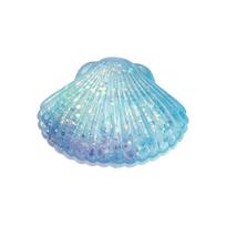 Creative Seashell Fidget Sensory Maltose Texture Soft Glitter Shell Squishy Handmade Slow Rebound Shell Pinching Fun white