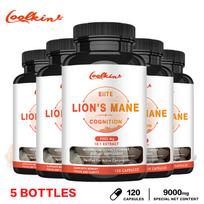 Lion's mane mushroom capsules, 9000mg, nutritional supplement, natural supplement, suitable for adults. 120*5