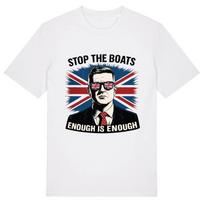 Sustabdykite Laivus - Unisex Marškinėliai Britų JK Teisingumas MBGA Tommy Robinson Laisva Kalba L blue