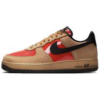 Nike Air Force 1 Low Pasaulinės kelionės pakuotė - Šanchajus Unisex sportbačiai Rudo lino ir šviesiai raudonos spalvos FZ3081-200 42.5 beige