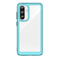 Samsung Galaxy A26 5G Case, Clear Transparent Phone Case Cover for Samsung Galaxy A26 5G šviesiai mėlyna spalva