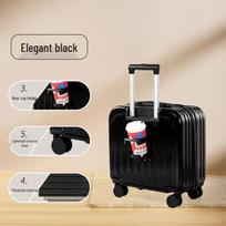 Lightweight Carry-on Travel Suitcase black