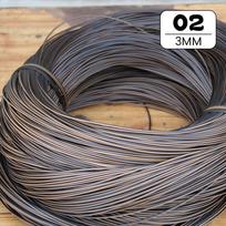500 g PE sintetinio rotango audimo medžiaga plastikas megzti baldai remonto kėdžių stalas apvalus PE rotango krepšelis audimo rotango gray