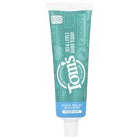 Tom's of Maine, Rapid Symptom Relief Sensitivity Toothpaste, Fluoride-Free, Fresh Mint, 4 oz (113 g) blue