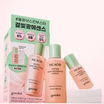 Goodal Fig Acid Peptide Skin Booster Shot Essence 120ml + 31ml + 10 Cotton Pads beige