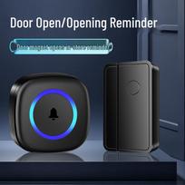 Belaidis magnetinis signalizatorius šaldytuvui ar durims su pasisveikinimo skambučiu ir priminimu apie atidarymą Single-door magnetic white (free to match and add) black