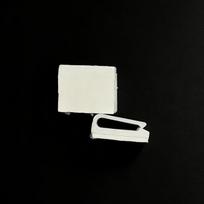 Self-Adhesive Wire Clips for Car Dash Cam Mount - Cable Management & Organization Buckles White - White Foam Tape gray
