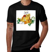 Little Buddha Tshirt Big And Tall Solid Color Tshirt 4XL black