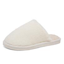 Fashion Slides for Men Winter Indoor House Casual Slip-on Platform Shoes Comfortable Keep Warm Wear-Resistant Non-slip All-match Fashion 42-43 smėlis