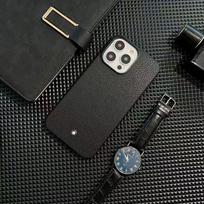 High-End Sle Prom Leather Phone Case Full Cover for IPhone16 Pro Max 15 14 13 12 Dragon Soft Ell Anti-Fall Busin Protect Cover iPhone 12promax dangaus mėlyna spalva
