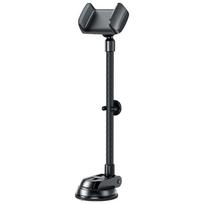 Oatsbasf Strong Suction Cup Phone Holder 360 Rotable Adjustable Long Rod Car Phone Bracket Support Sucker GPS Holder Stand black