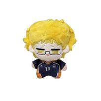 1Pc 12CM Kawaii Cotton Doll Haikyuu Plush Toys Anime Hinata Shoyo Tobio Kageyama Sugawara Koushi Kei Tsukishima Plushie Doll yellow