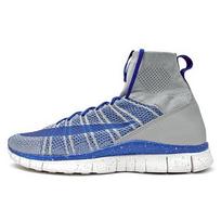 Nike Free Flyknit Mercurial Wolf Grey Game Royal 805554-003 42 mėlyna