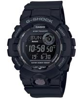 Casio G-Shock GBD-800-1B Men's Black Bluetooth Fitness Tracker Overseas Model 20 ATM Water Resistant black