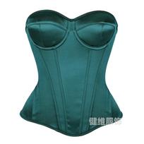 Women Seamless Tummy Control Waist Trainer Bridal Wedding Corset Bustier Shapewear 2XL žalia