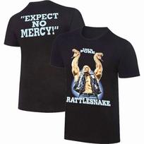 Stone Cold Steve Austin Retro Rattlesnake T-Shirt, Black Wrestling Graphic Tee S white
