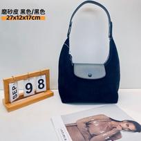 Womens Genuine Leather Mini Crossbody Bag Retro Dumpling Shape Soft Matte Finish Shoulder Daily Wear 27x12x17 cm tamsiai mėlyna spalva