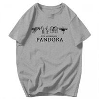 Vyriški marškinėliai Pandora Avatar Retro Vasariniai Y2K Grafiniai Viengubos apykaklės Unisex Drabužiai Marškinėliai L gray