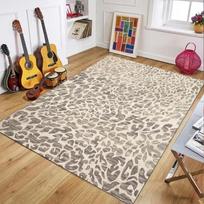 Vintažinis žalias leopardo rašto kilimas prabangus kilimas neslystantis plaunamas grindų kilimėlis prie durų madingas gepardo raštas svetainei miegamajam 40x60cm gray