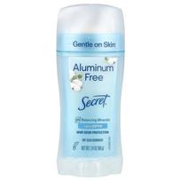 Secret Aluminum-Free Deodorant Cotton 68g 2.4oz SCE-80100 white