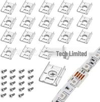 LED Strip Light Hidden Fixing Clips 8mm/10mm Clamp for SMD/COB Drip Glue Light
