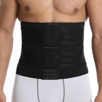 Adjustable Buckle Plus Size Waist Trainer Fitness Abdomen Shaper Waist Support For Men Women L juoda