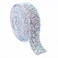 2cm Wide Rhinestone Strip Adhesive Backing Double Sided Tape Self Adhesive Rhinestone Ribbon for DIY Craft Decoration and Accessories Making One Size balta