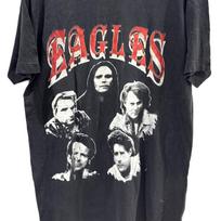 Vintage 90s 1994 EAGLES rock tour concert promo t Shirt and kids shirt 140 black