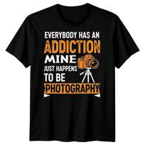 Kiekvienas turi aistrą Mano tiesiog yra fotografija Pomėgiai Vyriški marškinėliai 4XL black