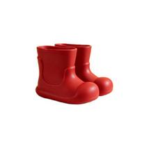 Vaikų EVA vandeniui atsparūs neslystantys lietaus batai: Minkštas padadas, Ekologiškas Size 170 (Interior 16.5-17 cm) red