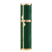Lychee Pattern Spray Bottle PU Leather Parfume Atomizer Bottle  Woman 01 black
