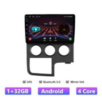 2DIN Car Radio Multimedia Player For Toyota HiAce Granvia GranAce H300 RHD 2019-2021 Android Auto Carplay GPS Stereo 1+32 black