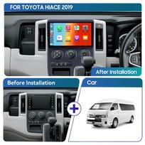 2DIN Car Radio Multimedia Player For Toyota HiAce Granvia GranAce H300 RHD 2019-2021 Android Auto Carplay GPS Stereo 2+32