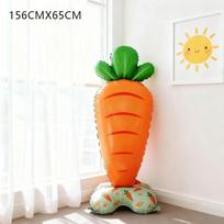 Animacinis stovintis pagrindas Vaisių Balionas, Gimtadienio Šventė Mokyklos Prekybos Centras Dekoracija Scenos Dekoracija Balionas standing base carrot orange