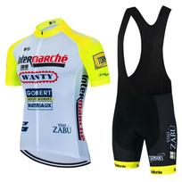 2026 Breathable  Tour De France Team Clothing, Spring and Summer Men's Road Bike, High Elastic and Quick-drying Breathable Cycling Suit, Cycling Suit L white