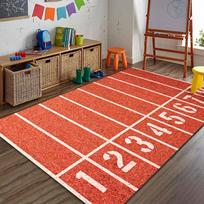 Children Road Track Rug  Play Carpet Racing Game Floor Mat for Bedroom Playroom Educational Area Rug Rugs Living Room Mat 40X60CM gray