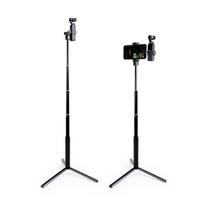 MAXCAM DJI Osmo Pocket 2/1 Aliuminio trikojo prailginimo strypas black