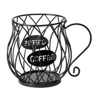 Coffee Pods Holder Mug Capsule Basket Metal Wire Shape Coffee Coffee Pods Organizer A juoda