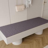 Thick Plush Non-Slip Shoe Bench Cushion Ideal For Entryway Office Living Room Decor Seat Pads Fluffy Rectangular Bench Mats 35x60cm gray