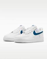 FJ4146-123 Nike Air Force 1 '07 White White Court Blue (Men's) 11 white