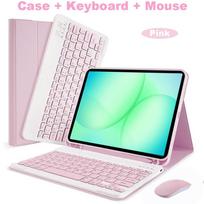 Case for Samsung Galaxy Tab A11 Plus 11-inch, for Samsung Galaxy Tab A9+ 11-inch Bluetooth Keyboard Cover, with Dual Mode Mouse A9plus A11plus 11in&Russian blue