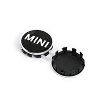 56mm/54mm 4vnt. Automobilio ratlankio centrinio dangtelio emblemos priedai MINI Cooper S Works JCW R55 R56 R50 R53 R60 R61 F54 F55 F56 tnrjc00 black